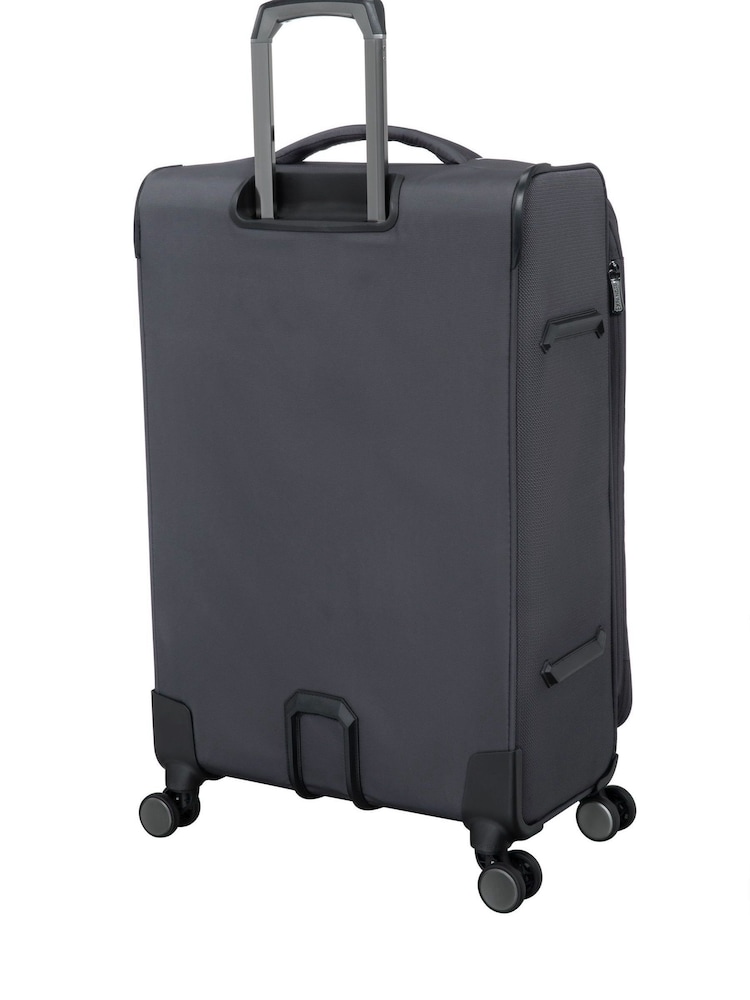 Grau - IT Luggage Medium Grey Teleported Suitcase - Bild 2 von 12