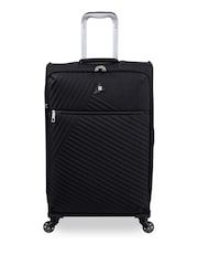 IT Luggage Medium Decisive Black Suitcase - Image 1 of 9