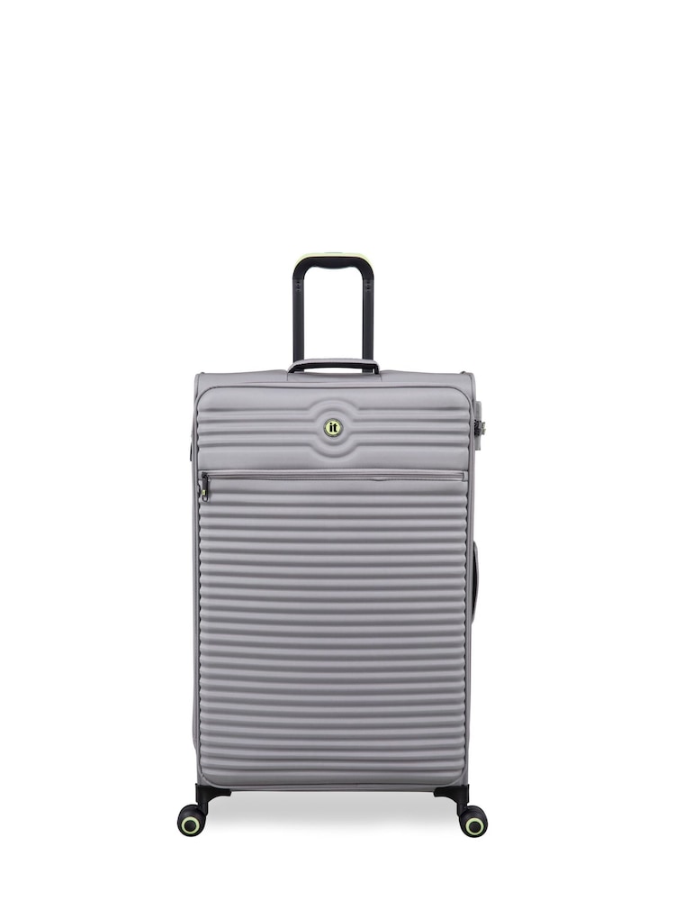 IT Luggage Large Grey Circulator Suitcase - Image 1 of 8