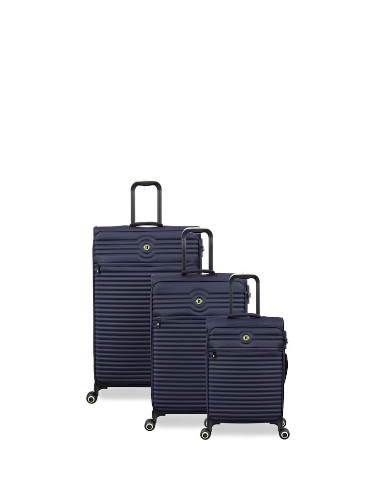 IT Luggage Blue Circulator Suitcase Set 3 Piece - Image 2 of 12