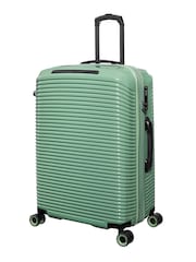 IT Luggage Medium Green Traversed Hedge Suitcase - Image 2 of 8