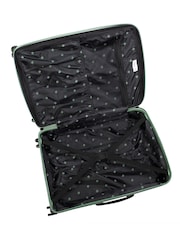 IT Luggage Medium Green Traversed Hedge Suitcase - Image 6 of 8