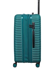 IT Luggage Large Green Pleating Suitcase - Image 4 of 8