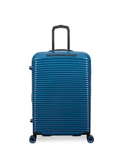 IT Luggage Medium Blue Traversed Deep Dive Suitcase - Image 1 of 8