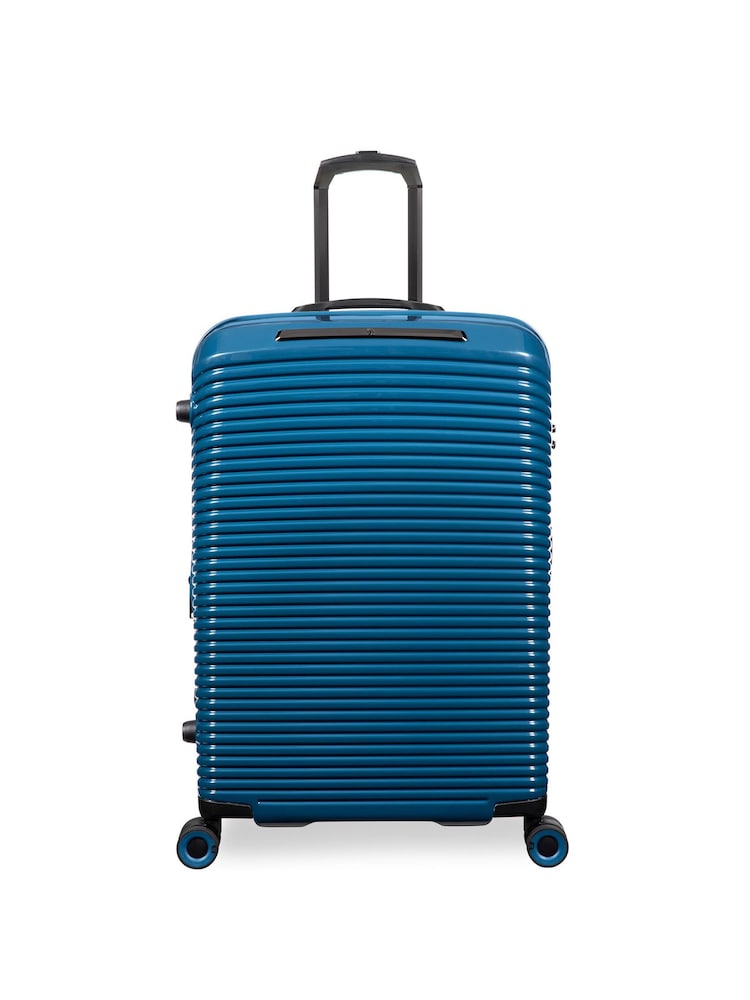 IT Luggage Medium Blue Traversed Deep Dive Suitcase - Image 1 of 8