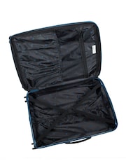 IT Luggage Medium Blue Traversed Deep Dive Suitcase - Image 7 of 8