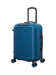 IT Luggage Blue Traversed Deep Dive Cabin Suitcase - Image 2 of 8