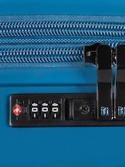 IT Luggage Blue Traversed Deep Dive Cabin Suitcase - Image 8 of 8