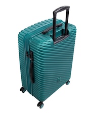IT Luggage Medium Green Pleating Suitcase - Image 4 of 7