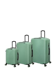 IT Luggage Green Traversed Hedge Suitcase Set 3 Piece - Image 3 of 11