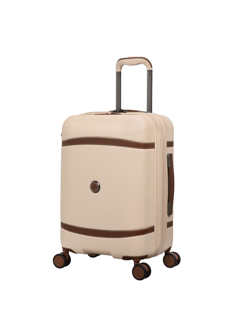 IT Luggage Cream Extravagant Cabin Suitcase - Image 2 of 8