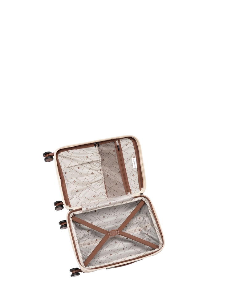 IT Luggage Cream Extravagant Cabin Suitcase - Image 8 of 8