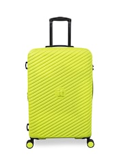 IT Luggage Medium Green Pleating Punch Suitcase - Image 1 of 8