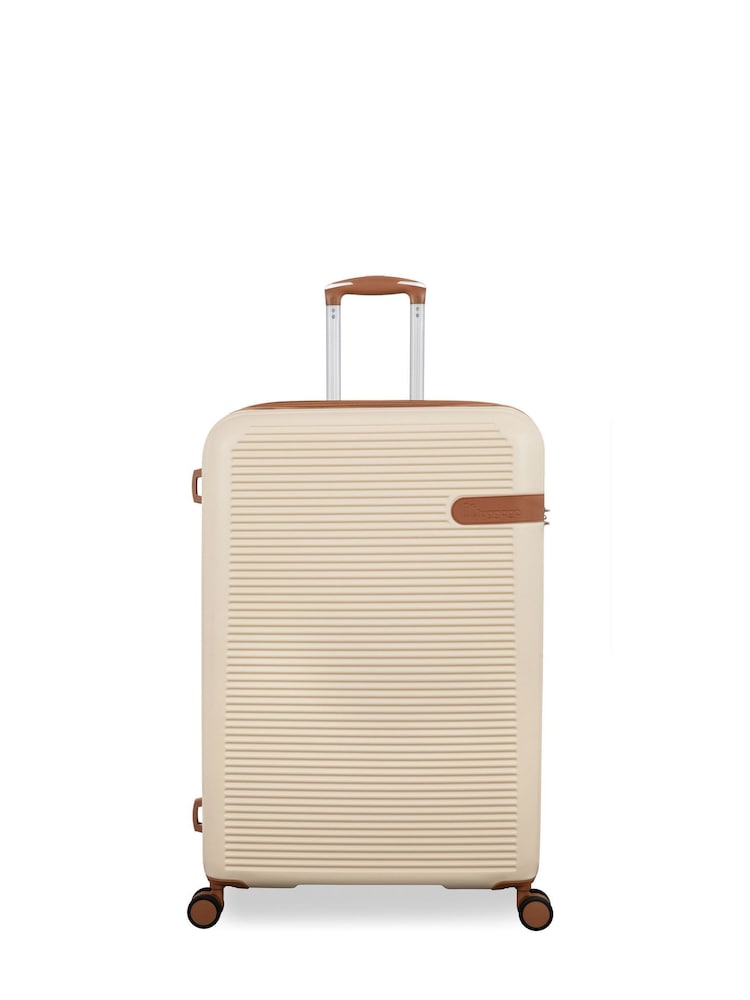 IT Luggage Large Cream Clarify Suitcase - Image 1 of 8
