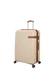 IT Luggage Large Cream Clarify Suitcase - Image 6 of 8