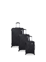 IT Luggage Recline Black Suitcases Set 3 Piece - Image 6 of 9