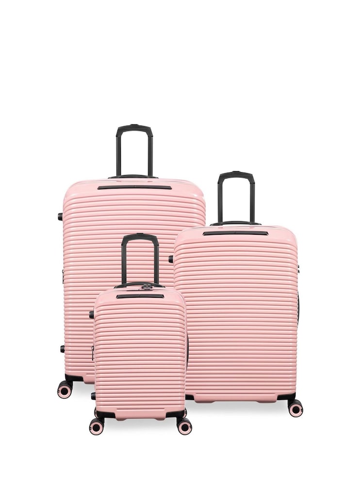 IT Luggage Metallic Traversed Suitcases Set 3 Piece - Image 1 of 11