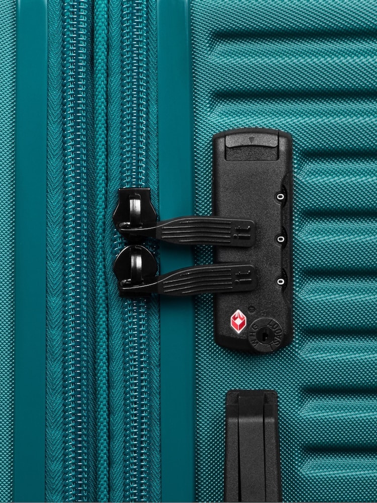 IT Luggage Green Pleating Cabin Suitcases - Image 8 of 8