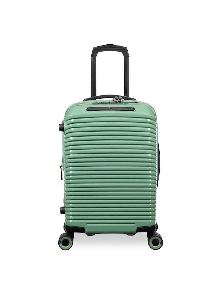 IT Luggage Green Traversed Hedge Cabin Suitcase - Image 1 of 8 IT Luggage Green Traversed Hedge Cabin Suitcase - Image 1 of 8