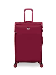 IT Luggage Medium Red Lustrous Luxe French Port Suitcase - Image 1 of 8