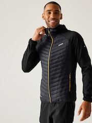 Regatta Charcoal Black Andreson Hybrid Jacket - Image 1 of 7
