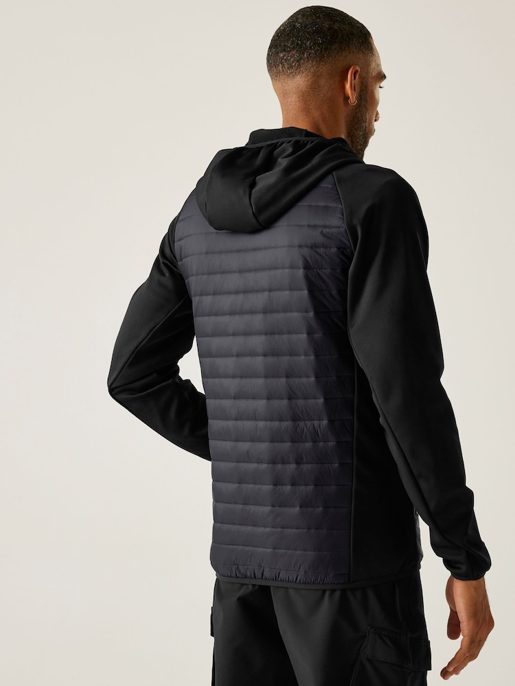 Regatta Charcoal Black Andreson Hybrid Jacket - Image 2 of 7