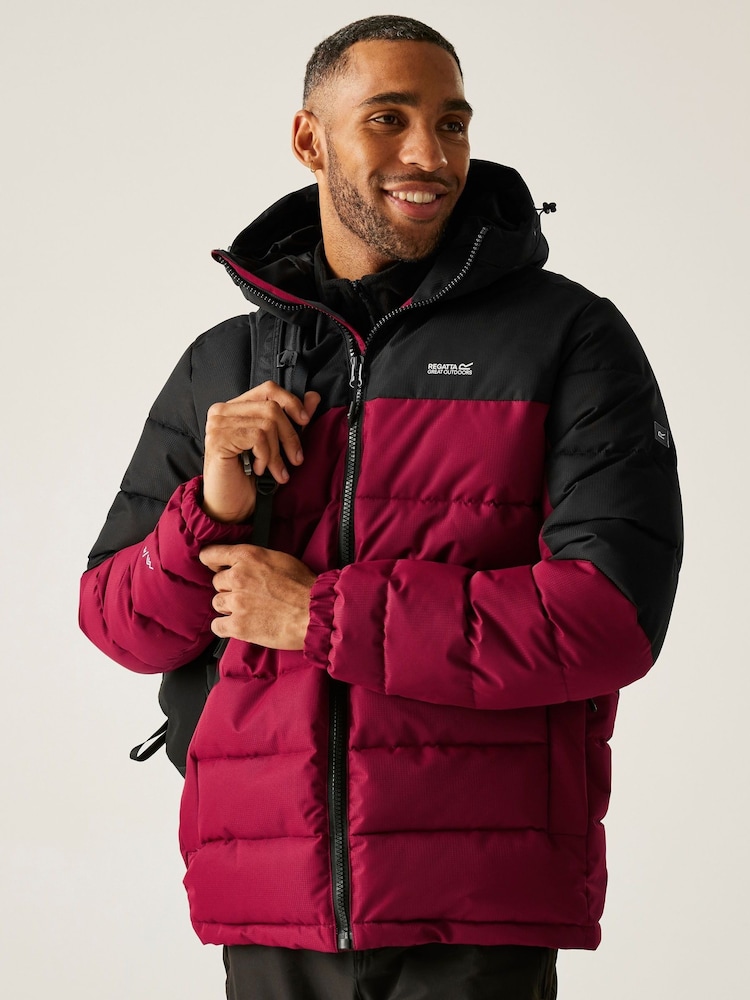 Regatta Red Aldthorn Heavyweight Padded Coat - Image 1 of 8 Regatta Red Aldthorn Heavyweight Padded Coat - Image 1 of 8