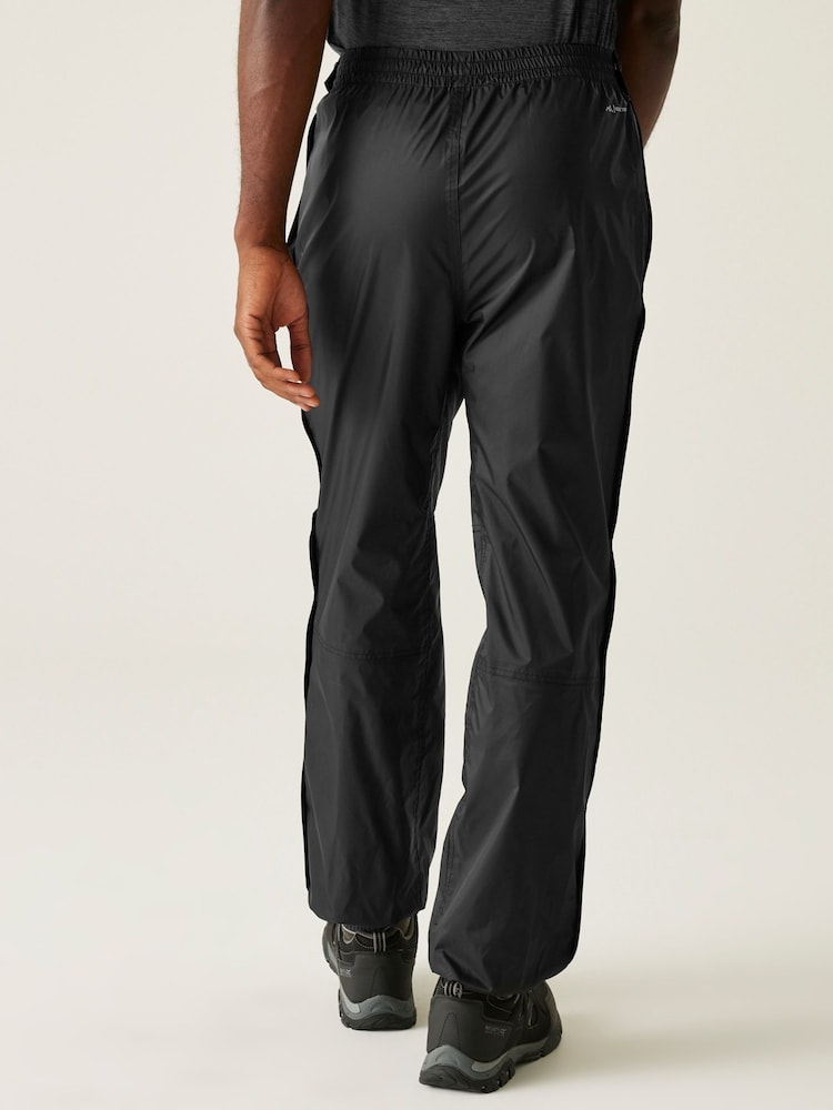 Regatta Black Active Waterproof Overtrousers - Image 2 of 7