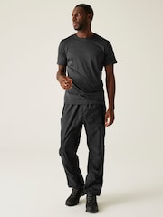 Regatta Black Active Waterproof Overtrousers - Image 3 of 7