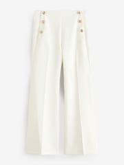 River Island Mock Button Front Trousers - Imagem 5 de 5