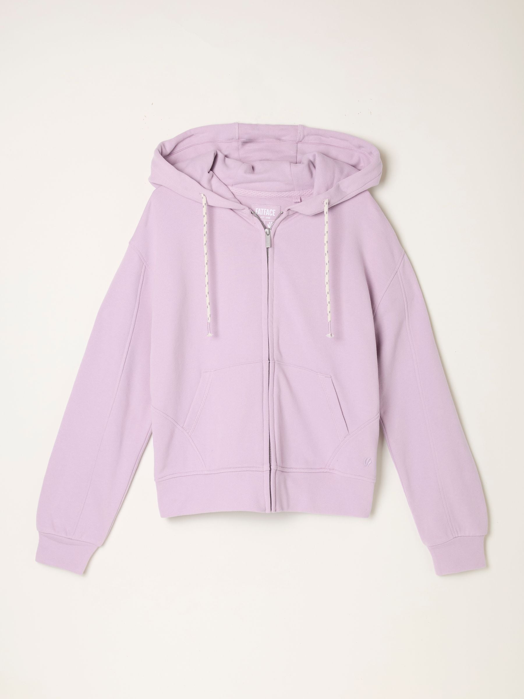 Buy FatFace Flora Lilac Purple Zip Through Hoodie from Next USA