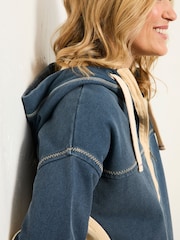 FatFace Airlie Navy Zip Through Hoodie - Image 4 of 6