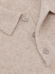 Reiss Oatmeal Daunton Polo Shirt - Image 6 of 6