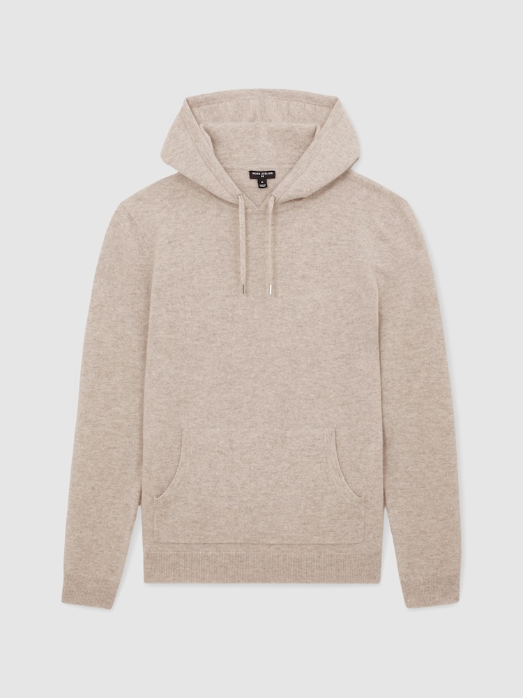 Reiss Oatmeal Ruler Hoodie - Image 2 of 6