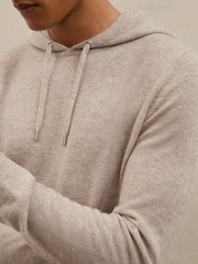 Reiss Oatmeal Ruler Hoodie - Image 4 of 6