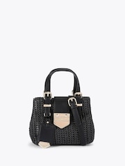 Carvela Maria Micro Weave Black Bag - Image 2 of 5