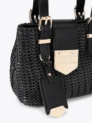 Carvela Maria Micro Weave Black Bag - Image 5 of 5
