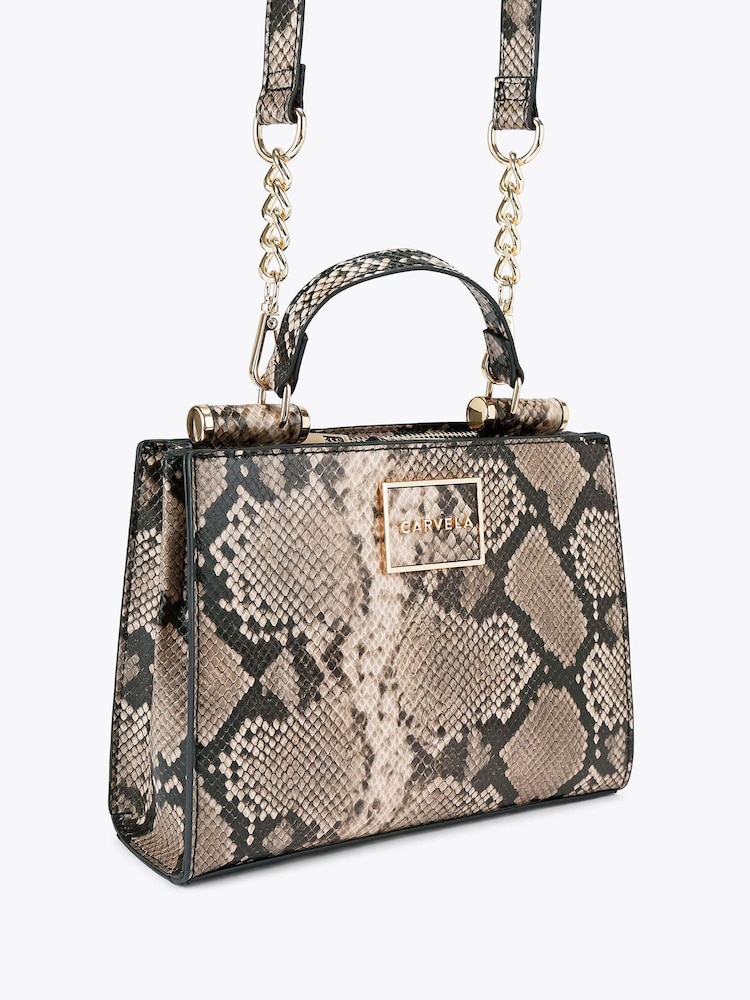 Carvela Brown Carvela Red Jessica Midi Tote 2 Bag - Image 5 of 5 Carvela Brown Carvela Red Jessica Midi Tote 2 Bag - Image 5 of 5