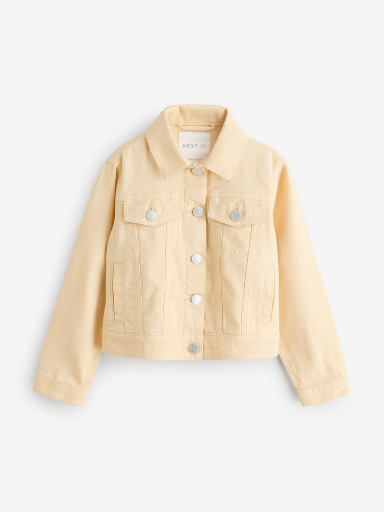 Yellow Regular Fit Denim Jacket - Image 1 of 1