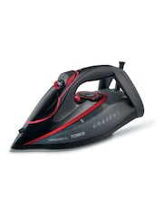 Tower Red Black Steam Iron with Ceramic Soleplate - Image 1 of 6