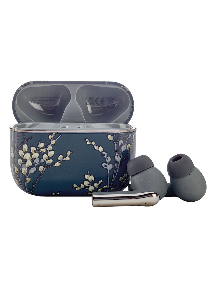 Laura Ashley Pussy Willow Grey Pussy Willow Skylark Wireless Earbuds - Image 6 of 6 Laura Ashley Pussy Willow Grey Pussy Willow Skylark Wireless Earbuds - Image 6 of 6