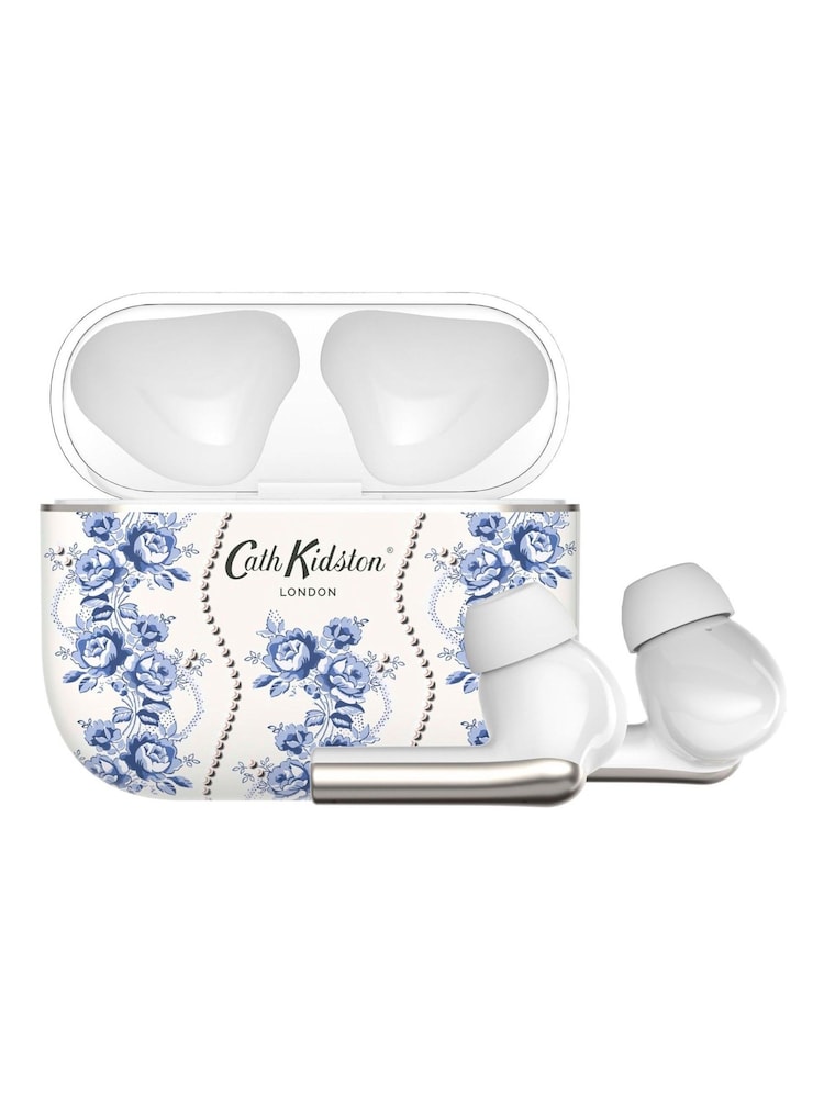 Cath Kidston Floral Print Blue Skylark Wireless Earbuds - Image 2 of 4