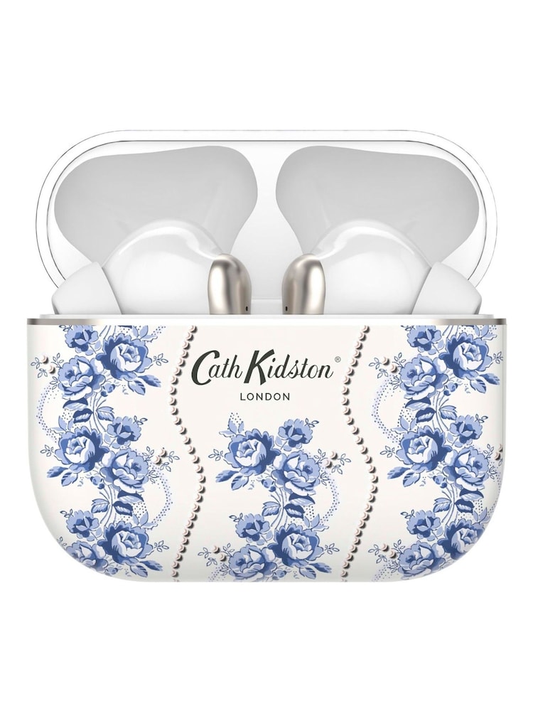 Cath Kidston Floral Print Blue Skylark Wireless Earbuds - Image 4 of 4