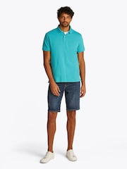 Tommy Hilfiger Blue Regular Fit 1985 Polo Shirt - Image 3 of 6