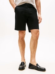 Tommy Hilfiger Black Relaxed Fit 1985 Harlem Chino Shorts - Image 3 of 5