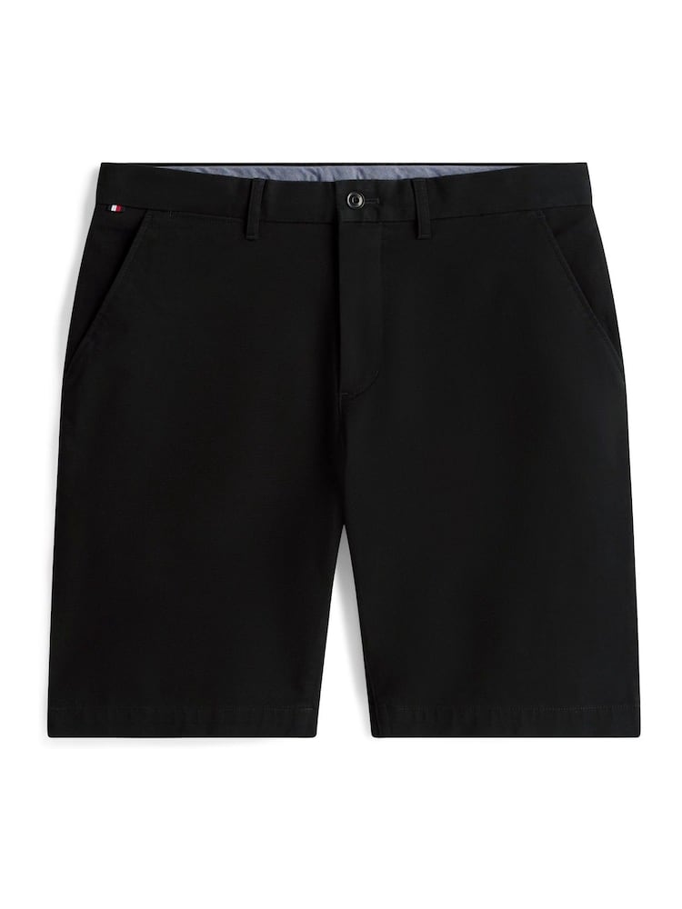 Tommy Hilfiger Black Relaxed Fit 1985 Harlem Chino Shorts - Image 5 of 5