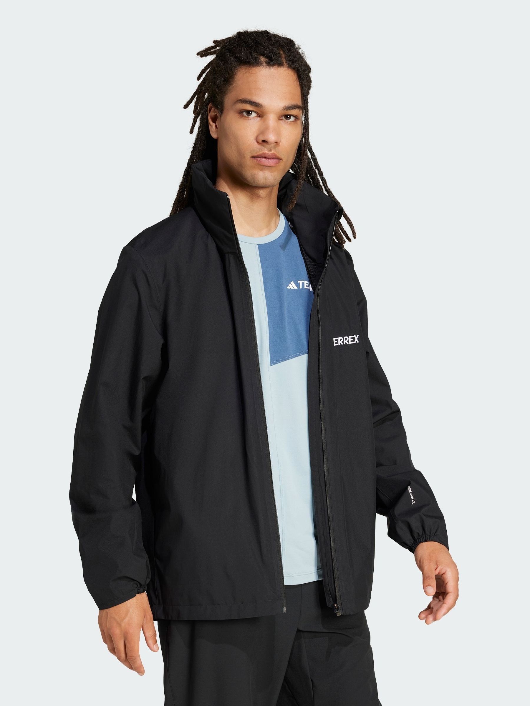 Buy adidas Black Terrex Multi Essentials 2 Layer Rain Jacket from Buy adidas Black Terrex Multi Essentials 2 Layer Rain Jacket from