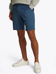 Tommy Hilfiger Blue Relaxed Fit 1985 Harlem Chino Shorts - Image 1 of 6
