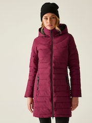 Vermelho - Regatta Andria Heavyweight Coat - Imagem 1 de 9