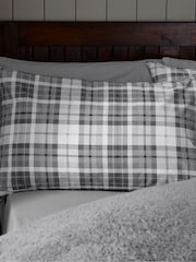 Catherine Lansfield Cosy Sherpa Check Duvet Cover Set - Imagen 2 de 4